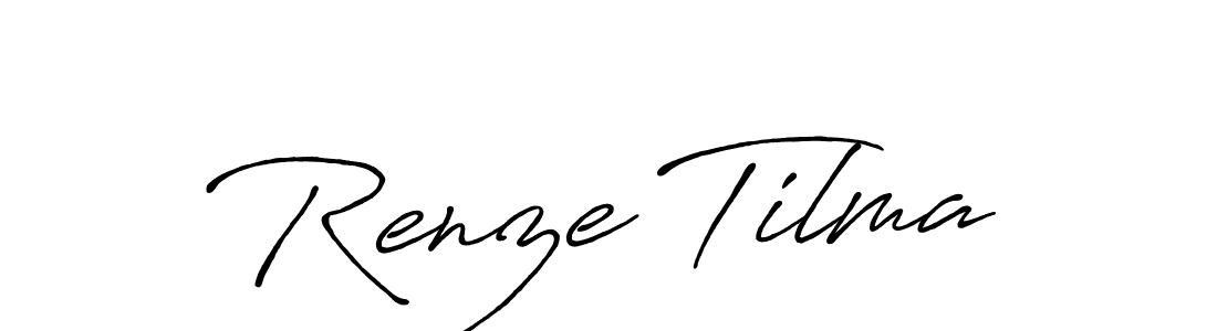 Use a signature maker to create a handwritten signature online. With this signature software, you can design (Antro_Vectra_Bolder) your own signature for name Renze Tilma. Renze Tilma signature style 7 images and pictures png