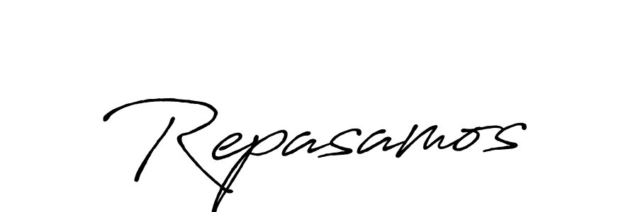 It looks lik you need a new signature style for name Repasamos. Design unique handwritten (Antro_Vectra_Bolder) signature with our free signature maker in just a few clicks. Repasamos signature style 7 images and pictures png
