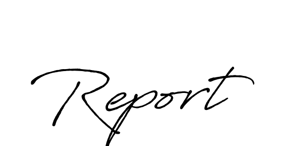 Report stylish signature style. Best Handwritten Sign (Antro_Vectra_Bolder) for my name. Handwritten Signature Collection Ideas for my name Report. Report signature style 7 images and pictures png