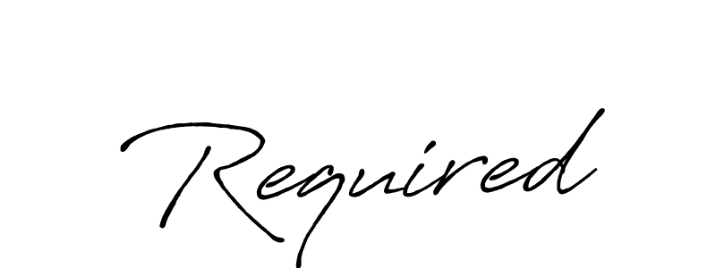 How to Draw Required signature style? Antro_Vectra_Bolder is a latest design signature styles for name Required. Required signature style 7 images and pictures png