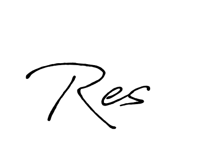 if you are searching for the best signature style for your name Res . so please give up your signature search. here we have designed multiple signature styles  using Antro_Vectra_Bolder. Res  signature style 7 images and pictures png