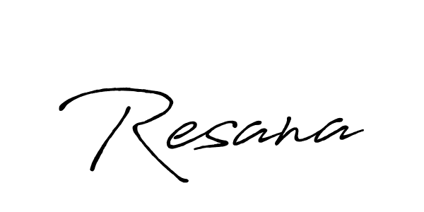 Once you've used our free online signature maker to create your best signature Antro_Vectra_Bolder style, it's time to enjoy all of the benefits that Resana name signing documents. Resana signature style 7 images and pictures png