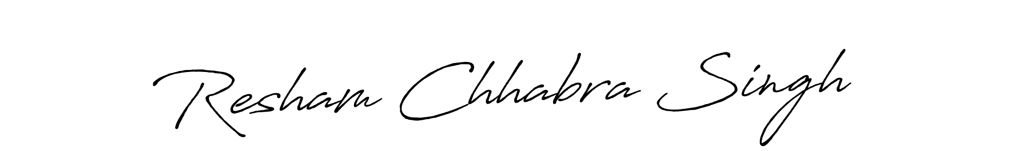 You can use this online signature creator to create a handwritten signature for the name Resham Chhabra Singh. This is the best online autograph maker. Resham Chhabra Singh signature style 7 images and pictures png