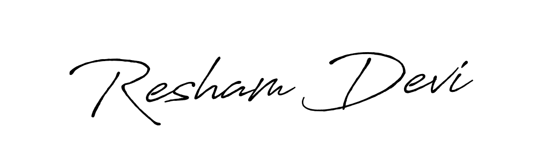 It looks lik you need a new signature style for name Resham Devi. Design unique handwritten (Antro_Vectra_Bolder) signature with our free signature maker in just a few clicks. Resham Devi signature style 7 images and pictures png