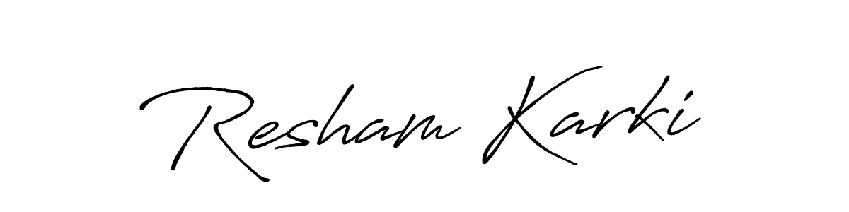 Here are the top 10 professional signature styles for the name Resham Karki. These are the best autograph styles you can use for your name. Resham Karki signature style 7 images and pictures png