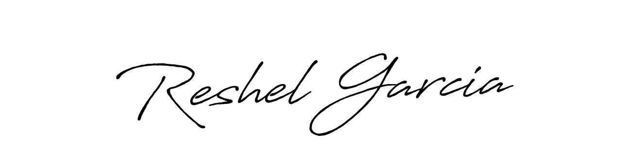 How to Draw Reshel Garcia signature style? Antro_Vectra_Bolder is a latest design signature styles for name Reshel Garcia. Reshel Garcia signature style 7 images and pictures png