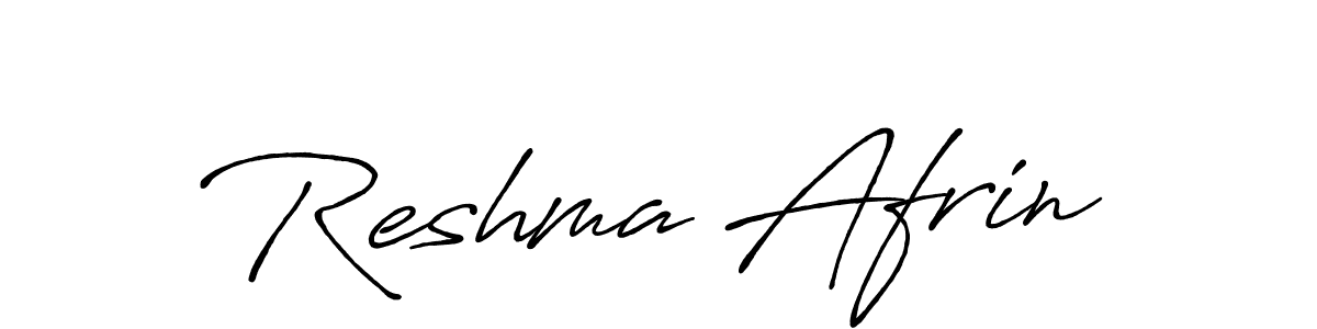 How to make Reshma Afrin signature? Antro_Vectra_Bolder is a professional autograph style. Create handwritten signature for Reshma Afrin name. Reshma Afrin signature style 7 images and pictures png