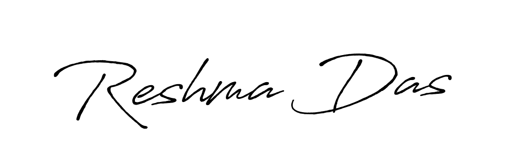 How to make Reshma Das signature? Antro_Vectra_Bolder is a professional autograph style. Create handwritten signature for Reshma Das name. Reshma Das signature style 7 images and pictures png