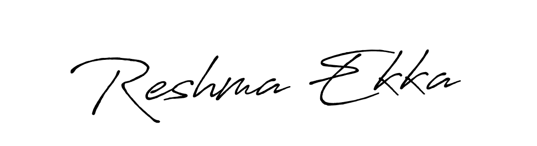 Make a short Reshma Ekka signature style. Manage your documents anywhere anytime using Antro_Vectra_Bolder. Create and add eSignatures, submit forms, share and send files easily. Reshma Ekka signature style 7 images and pictures png