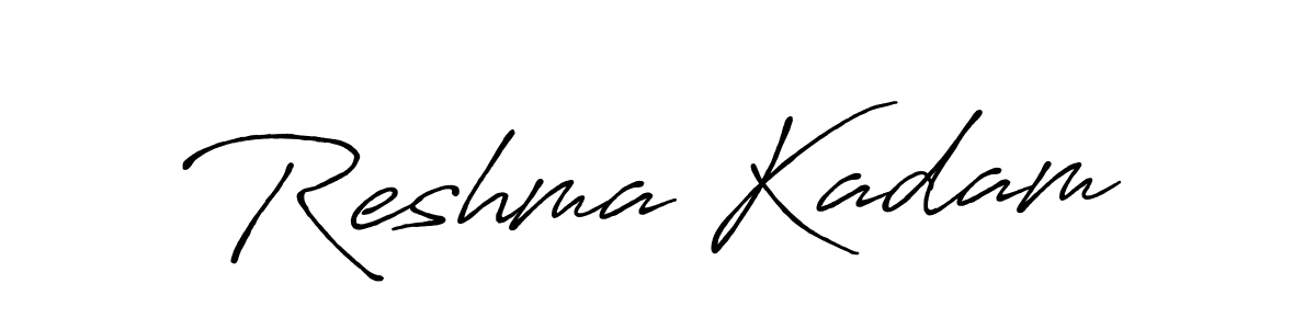 Make a beautiful signature design for name Reshma Kadam. Use this online signature maker to create a handwritten signature for free. Reshma Kadam signature style 7 images and pictures png