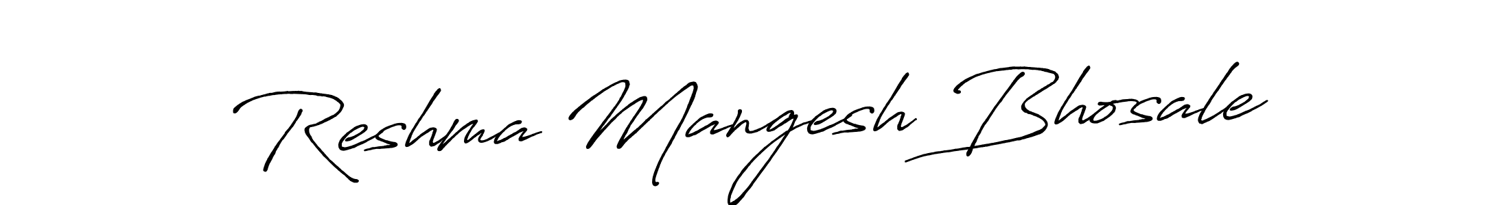 Make a beautiful signature design for name Reshma Mangesh Bhosale. Use this online signature maker to create a handwritten signature for free. Reshma Mangesh Bhosale signature style 7 images and pictures png