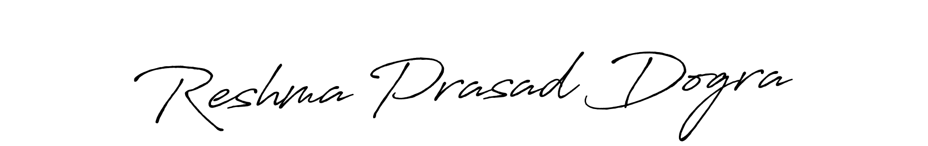 Design your own signature with our free online signature maker. With this signature software, you can create a handwritten (Antro_Vectra_Bolder) signature for name Reshma Prasad Dogra. Reshma Prasad Dogra signature style 7 images and pictures png