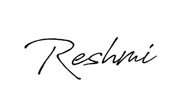 It looks lik you need a new signature style for name Reshmi. Design unique handwritten (Antro_Vectra_Bolder) signature with our free signature maker in just a few clicks. Reshmi signature style 7 images and pictures png