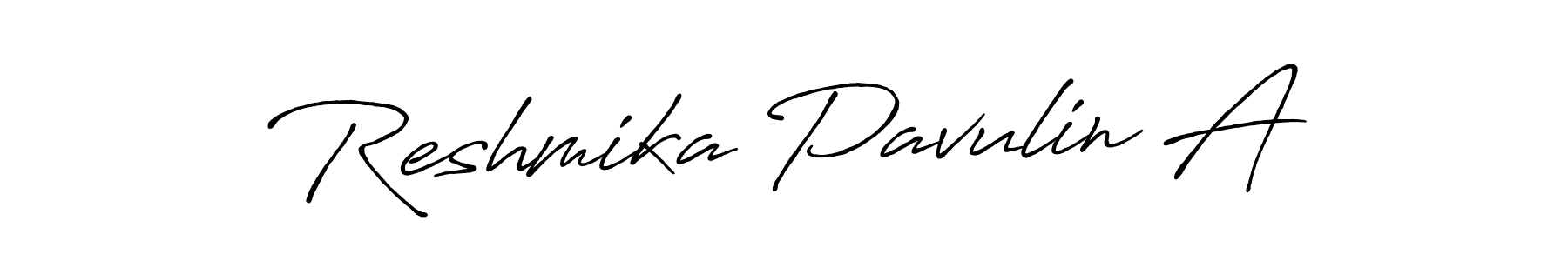 Make a beautiful signature design for name Reshmika Pavulin A. Use this online signature maker to create a handwritten signature for free. Reshmika Pavulin A signature style 7 images and pictures png