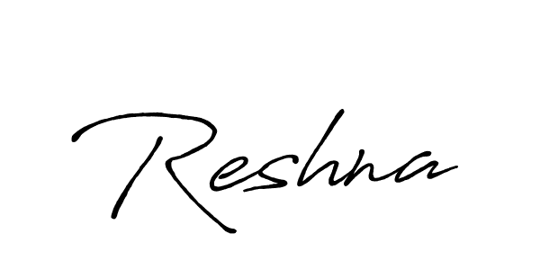 Also You can easily find your signature by using the search form. We will create Reshna name handwritten signature images for you free of cost using Antro_Vectra_Bolder sign style. Reshna signature style 7 images and pictures png