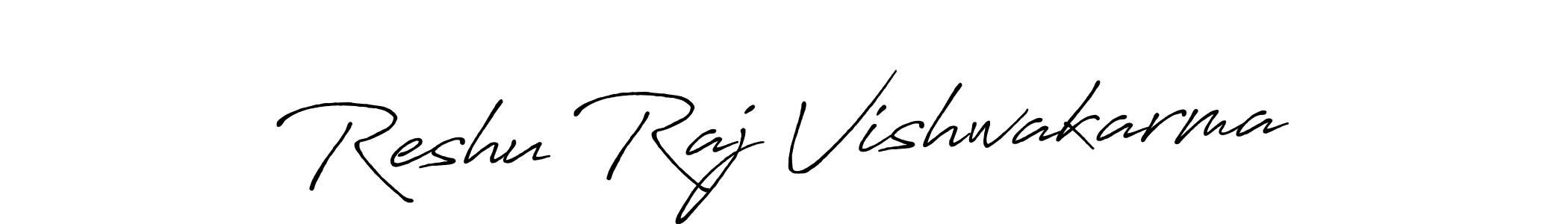 Make a short Reshu Raj Vishwakarma signature style. Manage your documents anywhere anytime using Antro_Vectra_Bolder. Create and add eSignatures, submit forms, share and send files easily. Reshu Raj Vishwakarma signature style 7 images and pictures png