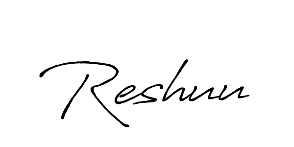 How to Draw Reshuu signature style? Antro_Vectra_Bolder is a latest design signature styles for name Reshuu. Reshuu signature style 7 images and pictures png