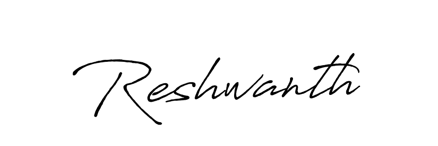 The best way (Antro_Vectra_Bolder) to make a short signature is to pick only two or three words in your name. The name Reshwanth include a total of six letters. For converting this name. Reshwanth signature style 7 images and pictures png