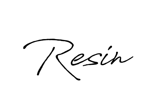 Resin stylish signature style. Best Handwritten Sign (Antro_Vectra_Bolder) for my name. Handwritten Signature Collection Ideas for my name Resin. Resin signature style 7 images and pictures png