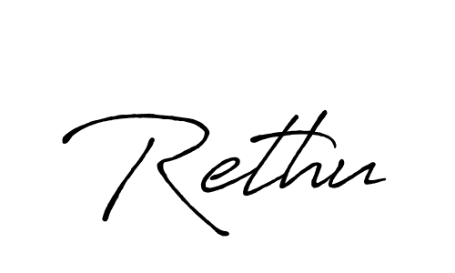 Make a beautiful signature design for name Rethu. Use this online signature maker to create a handwritten signature for free. Rethu signature style 7 images and pictures png