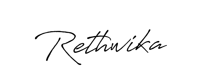 It looks lik you need a new signature style for name Rethwika. Design unique handwritten (Antro_Vectra_Bolder) signature with our free signature maker in just a few clicks. Rethwika signature style 7 images and pictures png