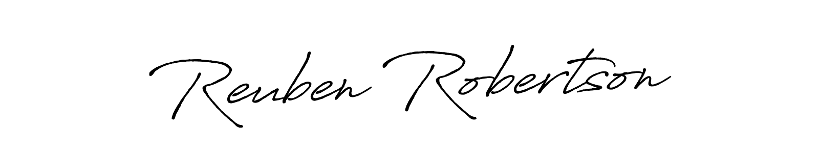 Make a beautiful signature design for name Reuben Robertson. Use this online signature maker to create a handwritten signature for free. Reuben Robertson signature style 7 images and pictures png