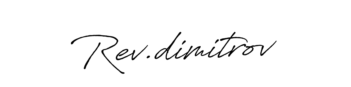 It looks lik you need a new signature style for name Rev.dimitrov. Design unique handwritten (Antro_Vectra_Bolder) signature with our free signature maker in just a few clicks. Rev.dimitrov signature style 7 images and pictures png