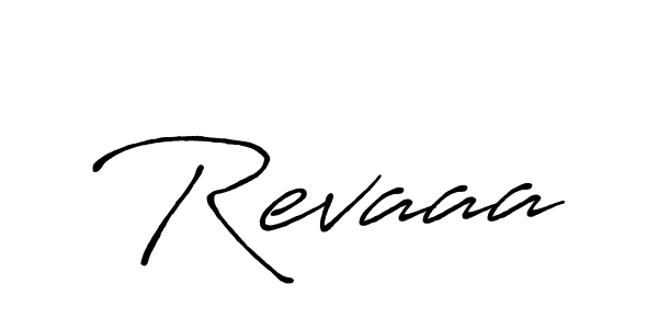 Make a beautiful signature design for name Revaaa. With this signature (Antro_Vectra_Bolder) style, you can create a handwritten signature for free. Revaaa signature style 7 images and pictures png