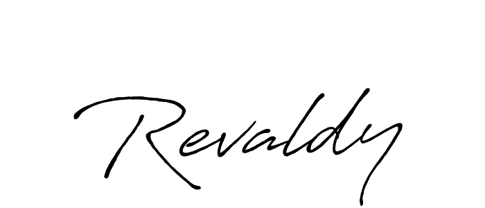 It looks lik you need a new signature style for name Revaldy. Design unique handwritten (Antro_Vectra_Bolder) signature with our free signature maker in just a few clicks. Revaldy signature style 7 images and pictures png