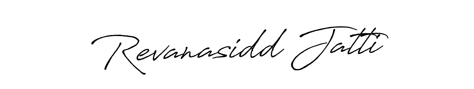 Antro_Vectra_Bolder is a professional signature style that is perfect for those who want to add a touch of class to their signature. It is also a great choice for those who want to make their signature more unique. Get Revanasidd Jatti name to fancy signature for free. Revanasidd Jatti signature style 7 images and pictures png