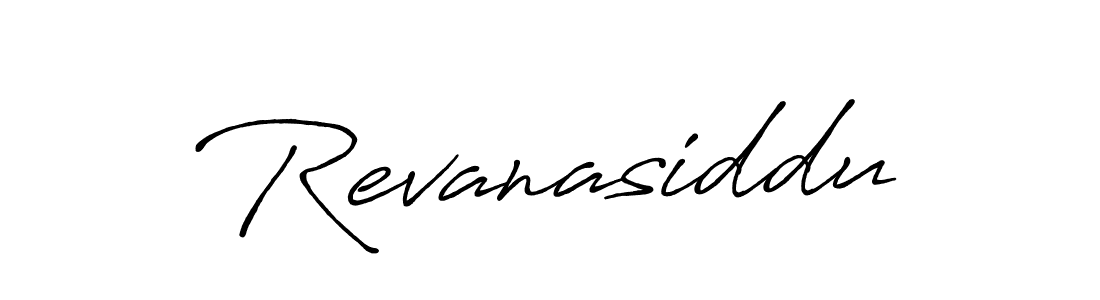 How to make Revanasiddu name signature. Use Antro_Vectra_Bolder style for creating short signs online. This is the latest handwritten sign. Revanasiddu signature style 7 images and pictures png