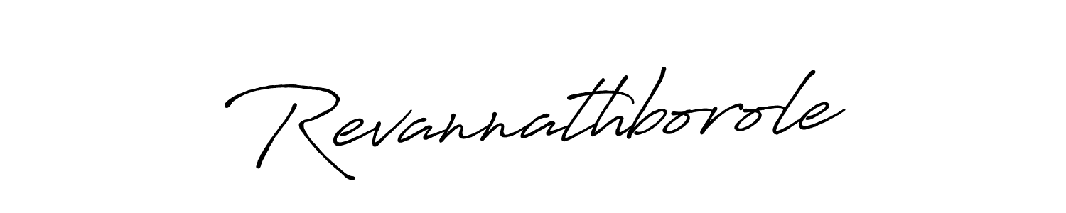 It looks lik you need a new signature style for name Revannathborole. Design unique handwritten (Antro_Vectra_Bolder) signature with our free signature maker in just a few clicks. Revannathborole signature style 7 images and pictures png