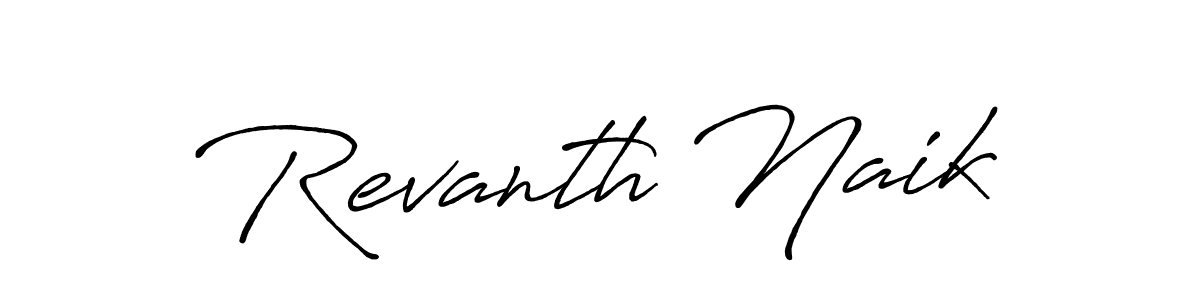 You should practise on your own different ways (Antro_Vectra_Bolder) to write your name (Revanth Naik) in signature. don't let someone else do it for you. Revanth Naik signature style 7 images and pictures png