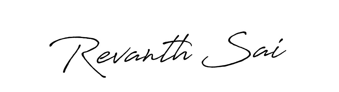 This is the best signature style for the Revanth Sai name. Also you like these signature font (Antro_Vectra_Bolder). Mix name signature. Revanth Sai signature style 7 images and pictures png