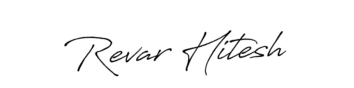 You can use this online signature creator to create a handwritten signature for the name Revar Hitesh. This is the best online autograph maker. Revar Hitesh signature style 7 images and pictures png