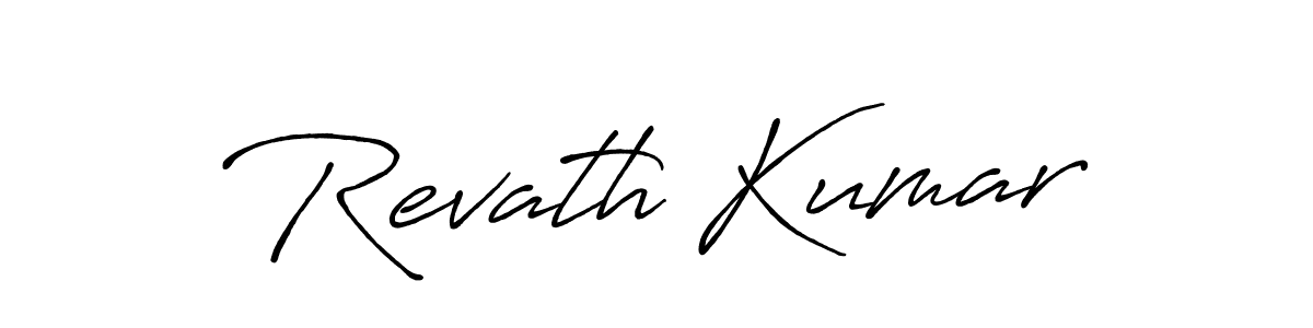 It looks lik you need a new signature style for name Revath Kumar. Design unique handwritten (Antro_Vectra_Bolder) signature with our free signature maker in just a few clicks. Revath Kumar signature style 7 images and pictures png