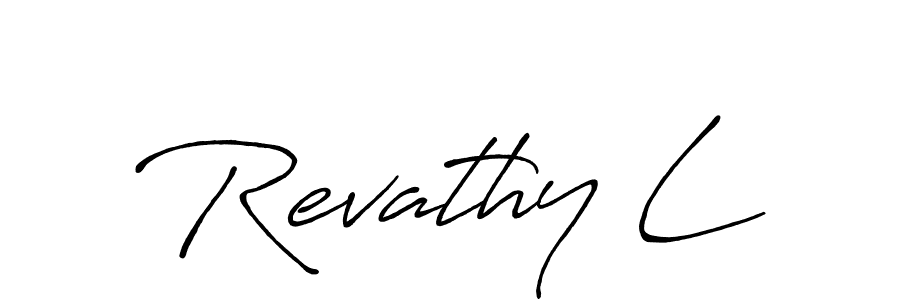 Antro_Vectra_Bolder is a professional signature style that is perfect for those who want to add a touch of class to their signature. It is also a great choice for those who want to make their signature more unique. Get Revathy L name to fancy signature for free. Revathy L signature style 7 images and pictures png