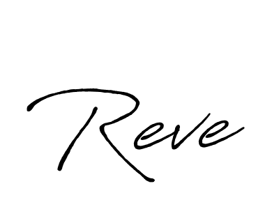 Reve stylish signature style. Best Handwritten Sign (Antro_Vectra_Bolder) for my name. Handwritten Signature Collection Ideas for my name Reve. Reve signature style 7 images and pictures png