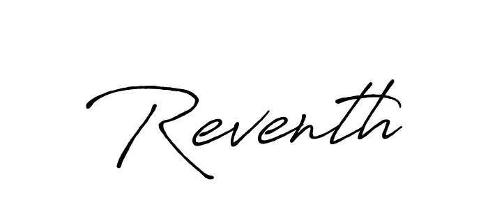 Make a beautiful signature design for name Reventh. Use this online signature maker to create a handwritten signature for free. Reventh signature style 7 images and pictures png