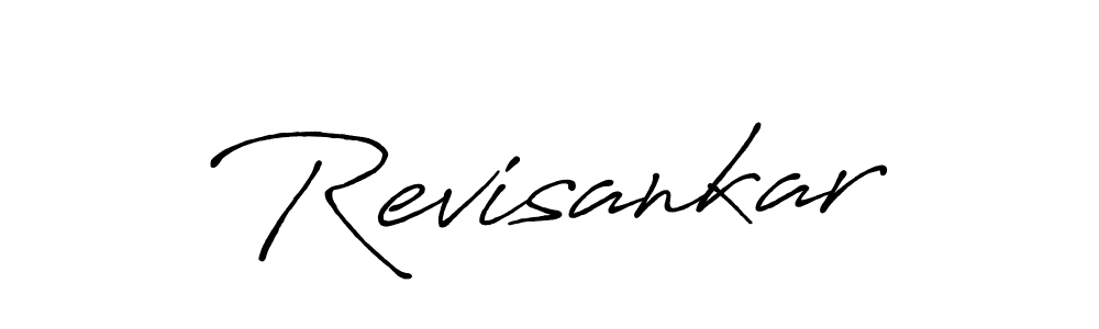 The best way (Antro_Vectra_Bolder) to make a short signature is to pick only two or three words in your name. The name Revisankar include a total of six letters. For converting this name. Revisankar signature style 7 images and pictures png