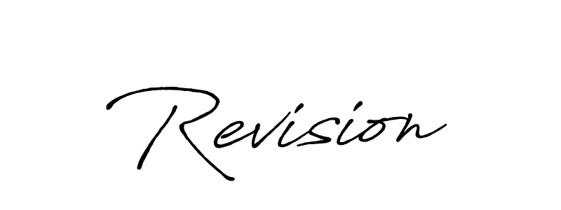 Also we have Revision name is the best signature style. Create professional handwritten signature collection using Antro_Vectra_Bolder autograph style. Revision signature style 7 images and pictures png