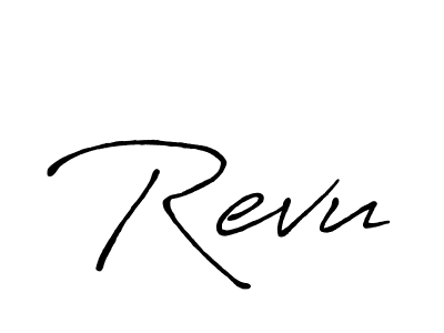 How to make Revu name signature. Use Antro_Vectra_Bolder style for creating short signs online. This is the latest handwritten sign. Revu signature style 7 images and pictures png