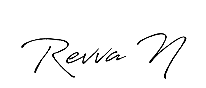 Also we have Revva N name is the best signature style. Create professional handwritten signature collection using Antro_Vectra_Bolder autograph style. Revva N signature style 7 images and pictures png