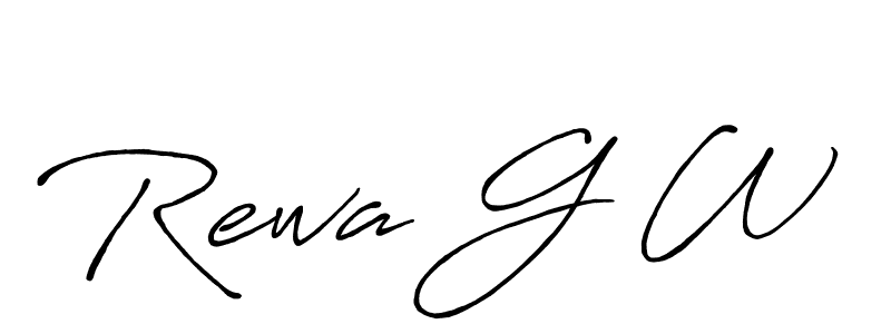 Here are the top 10 professional signature styles for the name Rewa G W. These are the best autograph styles you can use for your name. Rewa G W signature style 7 images and pictures png