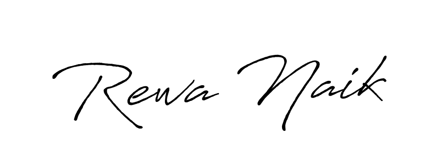 How to make Rewa Naik signature? Antro_Vectra_Bolder is a professional autograph style. Create handwritten signature for Rewa Naik name. Rewa Naik signature style 7 images and pictures png