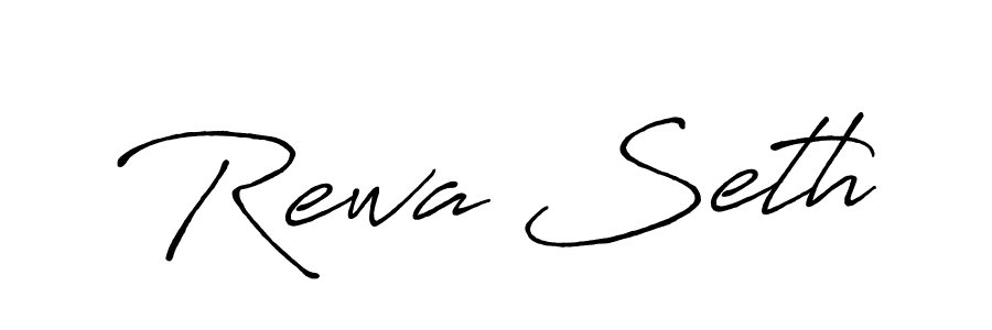 You should practise on your own different ways (Antro_Vectra_Bolder) to write your name (Rewa Seth) in signature. don't let someone else do it for you. Rewa Seth signature style 7 images and pictures png