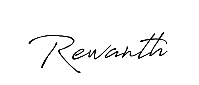 Antro_Vectra_Bolder is a professional signature style that is perfect for those who want to add a touch of class to their signature. It is also a great choice for those who want to make their signature more unique. Get Rewanth name to fancy signature for free. Rewanth signature style 7 images and pictures png