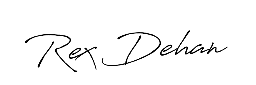 Once you've used our free online signature maker to create your best signature Antro_Vectra_Bolder style, it's time to enjoy all of the benefits that Rex Dehan name signing documents. Rex Dehan signature style 7 images and pictures png