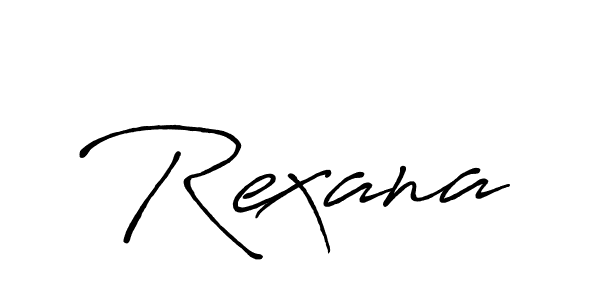 Best and Professional Signature Style for Rexana. Antro_Vectra_Bolder Best Signature Style Collection. Rexana signature style 7 images and pictures png