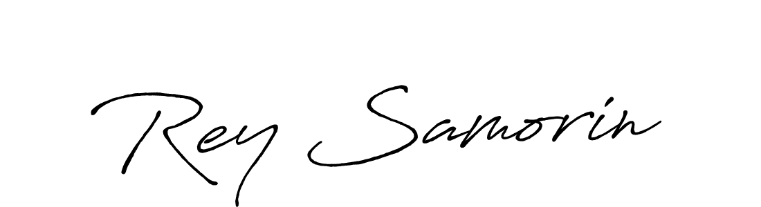 You should practise on your own different ways (Antro_Vectra_Bolder) to write your name (Rey Samorin) in signature. don't let someone else do it for you. Rey Samorin signature style 7 images and pictures png